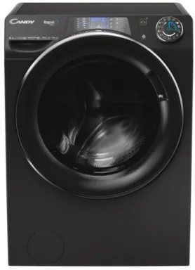 Candy RapidÓ PRO RPW5856BWMBCB-S machine à laver avec sèche linge Pose libre Charge avant Noir D