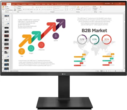 LG 24BP45SP-B écran plat de PC 60,5 cm (23.8") 1920 x 1080 pixels Full HD LED Noir