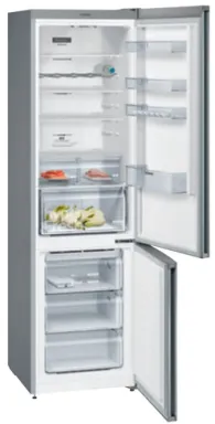 Siemens iQ300 KG39NXIEA réfrigérateur-congélateur Pose libre 368 L E Acier inoxydable