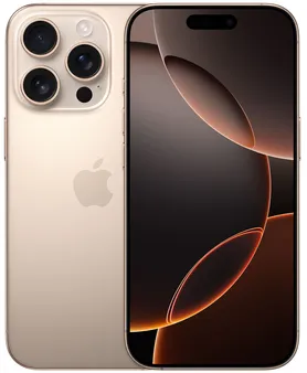 Apple iPhone 16 Pro 16 cm (6.3") Double SIM iOS 18 5G USB Type-C 256 Go Sable