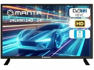 Manta 24LHN124D TV 61 cm (24") HD Noir 180 cd/m²