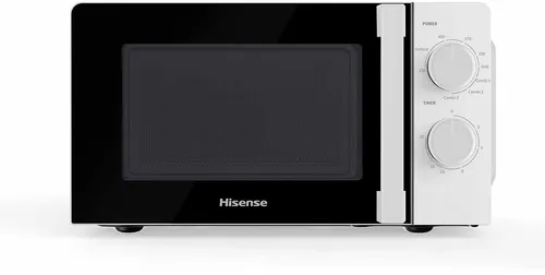 Hisense H20MOWS1HG micro-onde Comptoir Micro-onde combiné 20 L 700 W Noir, Blanc