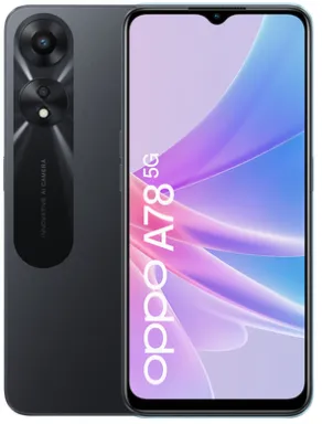 OPPO A78 5G 16,7 cm (6.56") Double SIM Android 13 USB Type-C 8 Go 128 Go 5000 mAh Noir