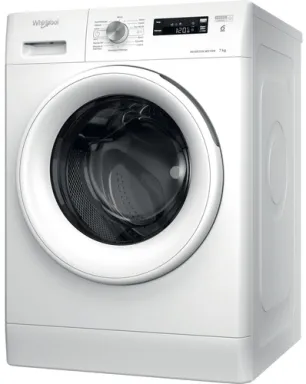 Whirlpool - Lave-linge hublot posable 7kg, FreshCare - FFS7469WFR