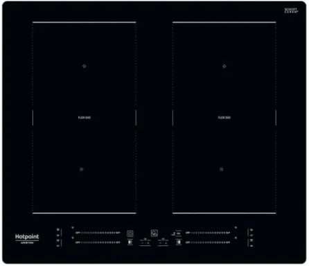 Hotpoint HS 5160C NE Noir Intégré 59 cm Plaque avec zone à induction 4 zone(s)