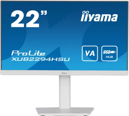 iiyama ProLite écran plat de PC 54,6 cm (21.5") 1920 x 1080 pixels Full HD Blanc