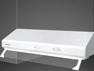 Smeg KSEC61BE3 hotte Encastrée Blanc 305 m³/h