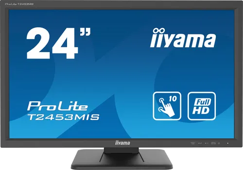 iiyama ProLite T2453MIS-B1 écran plat de PC 59,9 cm (23.6") 1920 x 1080 pixels Full HD LED Écran tactile Multi-utilisateur Noir