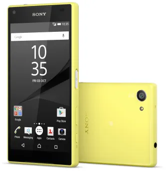 Sony Xperia Z5 Compact 11,7 cm (4.6") Android 5.1 4G Micro-USB 2 Go 32 Go 2700 mAh Jaune