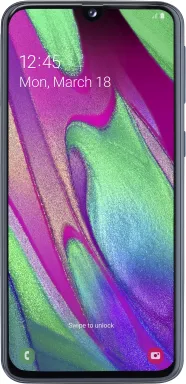 Samsung Galaxy A40 SM-A405F 15 cm (5.9") Double SIM Android 9.0 4G USB Type-C 4 Go 64 Go 3100 mAh Noir
