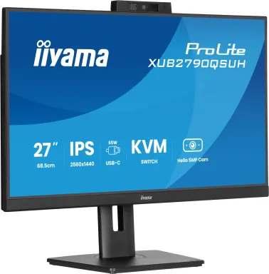iiyama ProLite XUB2790QSUH-B2 écran plat de PC 68,6 cm (27") 2560 x 1440 pixels Wide Quad HD LED Noir