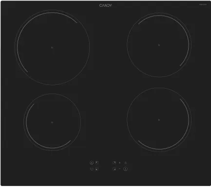 Candy Idea KRCDJ642 Noir Intégré 59 cm Plaque avec zone à induction 4 zone(s)