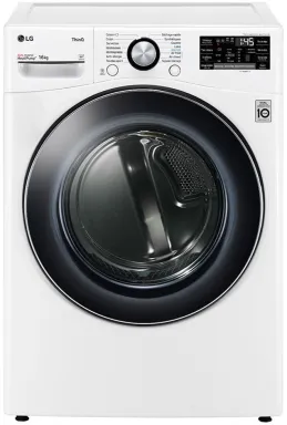 LG RH8P12WH sèche-linge Pose libre Charge avant 18 kg A+++ Blanc