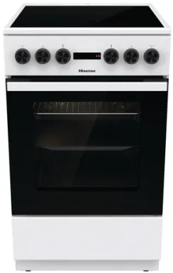 Hisense HEC5A10WG four et cuisinière Electrique Céramique Blanc A