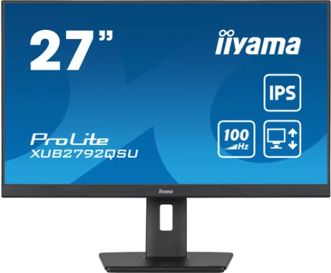 iiyama ProLite écran plat de PC 68,6 cm (27") 2560 x 1440 pixels Full HD LED Noir