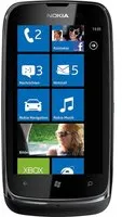 Nokia Lumia 610 9,4 cm (3.7") SIM unique Windows Phone 7.5 3G 0,25 Go 8 Go 1300 mAh Noir
