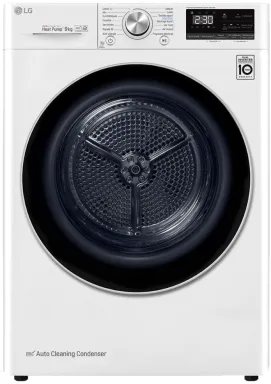 LG RH9V71WH sèche-linge Pose libre Charge avant 9 kg Blanc