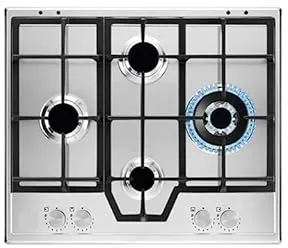 Electrolux KGS64562SX Acier inoxydable Intégré 60 cm Gaz 4 zone(s)