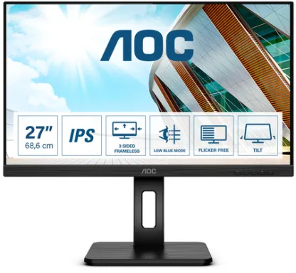 AOC P2 Q27P2Q LED display 68,6 cm (27") 2560 x 1440 pixels Quad HD Noir