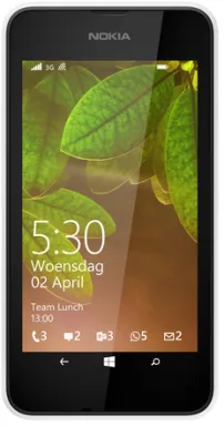 Nokia Lumia 530 Dual Sim 10,2 cm (4") Double SIM Windows Phone 8.1 3G Micro-USB 0,5 Go 4 Go 1430 mAh Blanc