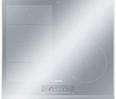 Siemens iQ700 EX659FEB1F plaque Acier inoxydable Intégré Plaque avec zone à induction 4 zone(s)