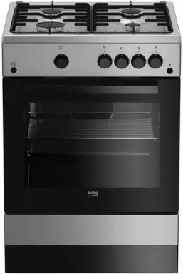 Beko FSG62010FX four et cuisinière Gaz Acier inoxydable