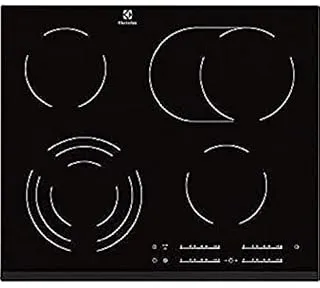 Electrolux EHF6547FXK plaque Noir Intégré 4 zone(s)