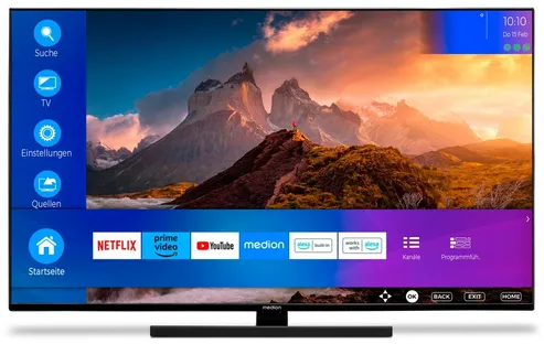 MEDION LIFE X15021 127 cm (50") 4K Ultra HD Smart TV Wifi Noir 330 cd/m²