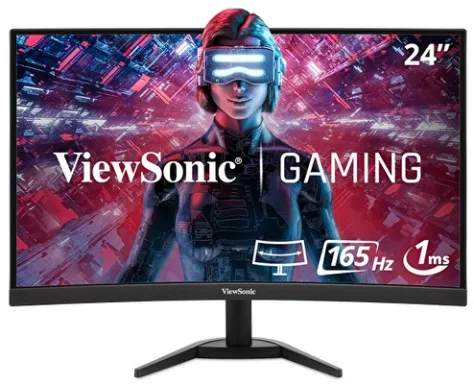 Viewsonic VX Series VX2418C écran plat de PC 61 cm (24") 1920 x 1080 pixels LCD Noir