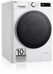 LG F4DR6010A0W machine à laver avec sèche linge Pose libre Charge avant Blanc A