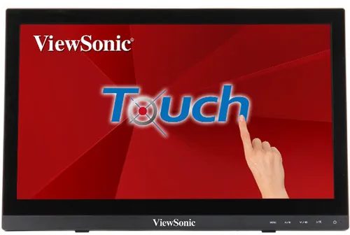 Viewsonic TD1630-3 écran plat de PC 39,6 cm (15.6") 1366 x 768 pixels HD LCD Écran tactile Multi-utilisateur Noir