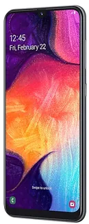 Samsung Galaxy A50 SM-A505F 16,3 cm (6.4") SIM unique Android 9.0 4G USB Type-C 6 Go 64 Go 4000 mAh Noir