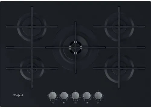 Whirlpool AKWL 728/NB Noir Intégré 75 cm Gaz 5 zone(s)