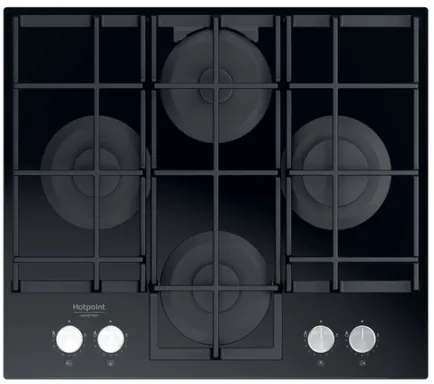 Hotpoint HAGS 61F/BK Noir Intégré 59.5 cm Gaz 4 zone(s)