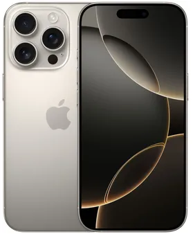 Apple iPhone 16 Pro 16 cm (6.3") Double SIM iOS 18 5G USB Type-C 128 Go Titane