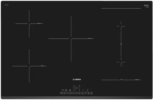 Bosch PVW831FC5E plaque Noir Intégré Plaque avec zone à induction 5 zone(s)