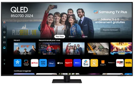 Samsung TV QLED 85" Q70D 2024, 4K, Smart TV