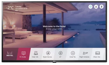 LG 55US342H0ZC.AEU TV 139,7 cm (55") 4K Ultra HD Smart TV Noir 300 cd/m²