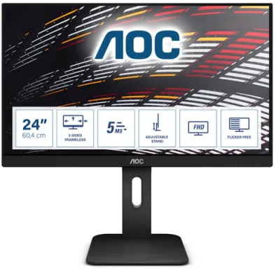 AOC P1 24P1 écran plat de PC 60,5 cm (23.8") 1920 x 1080 pixels Full HD LED Noir