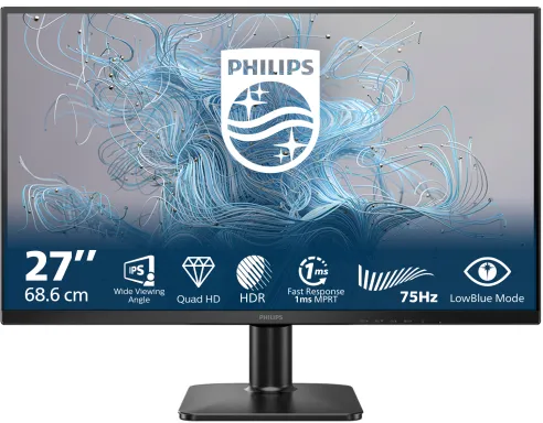 Philips 1000 series 27E2N1500L/00 écran plat de PC 68,6 cm (27") 2560 x 1440 pixels Quad HD LED Noir