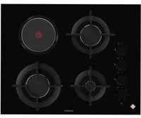 De Dietrich DPG4640HM plaque Noir Intégré 65 cm Combi 4 zone(s)