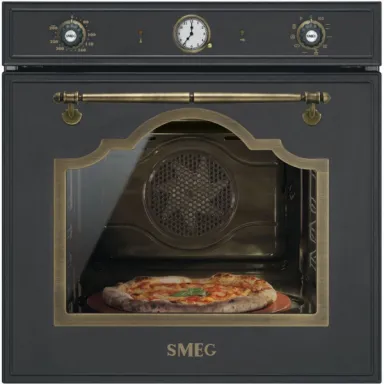 Smeg SFP750AOPZ four 65 L A Anthracite, Laiton