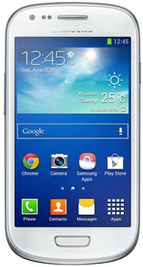 Samsung Galaxy S III mini GT-I8200 10,2 cm (4") SIM unique Android 4.1 3G 1 Go 8 Go 1500 mAh Blanc