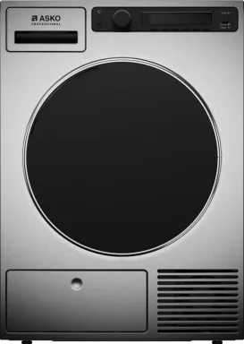 Asko TDC1481HC.S sèche-linge Pose libre Charge avant 8 kg Acier inoxydable