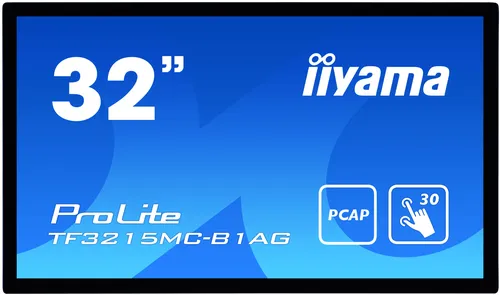 iiyama ProLite TF3215MC-B1AG écran plat de PC 81,3 cm (32") 1920 x 1080 pixels Full HD LED Écran tactile Kiosque Noir