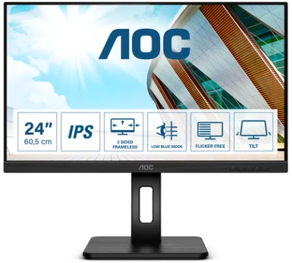 AOC P2 Q24P2Q LED display 60,5 cm (23.8") 2560 x 1440 pixels Quad HD Noir