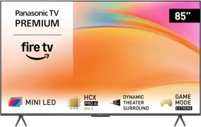 Panasonic TV-85W95BEG, 85" Mini LED-4K 2,16 m (85") 4K Ultra HD Smart TV Wifi Noir