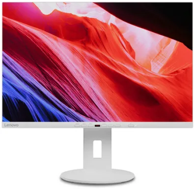 Lenovo C24d-20 LED display 61 cm (24") 1920 x 1200 pixels Full HD Gris, Blanc