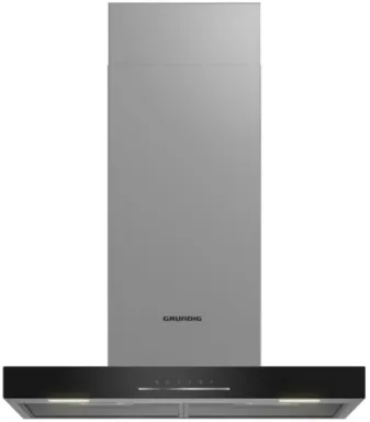 Grundig GDKP2464BBSC hotte Montée au mur Acier inoxydable 710 m³/h