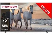 Thomson 75UA5S13 TV 190,5 cm (75") 4K Ultra HD Smart TV Wifi Noir